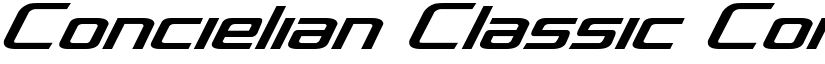 Concielian Classic Condensed Condensed font