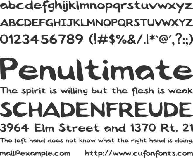 Quirkoo Personal Use Only font preview