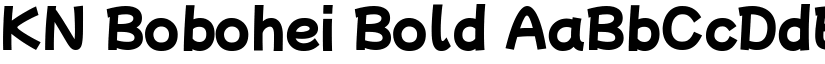 KN Bobohei font download