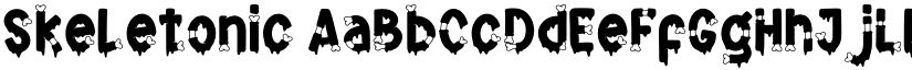 Skeletonic font download