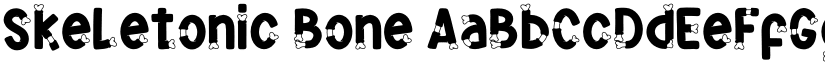 Skeletonic Bone font