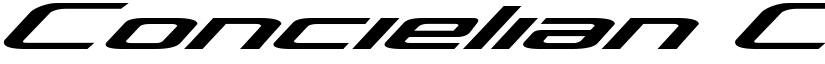 Concielian Classic Expanded Expanded font