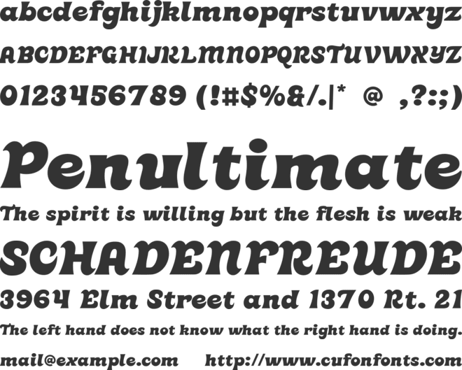Luciva font preview