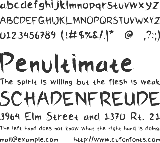 FT Darktide font preview