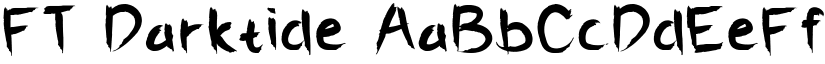 FT Darktide font download