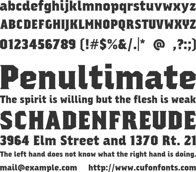 Regalia Free font preview