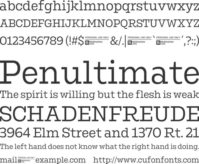 Rods Trial font preview