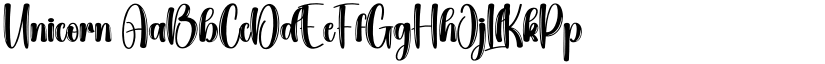 Unicorn font download