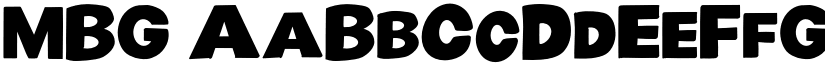 MBG font download