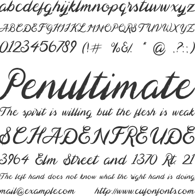 Wolfstar Fluid Art font preview