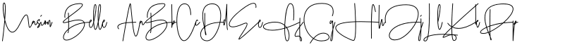Masion Belle font download