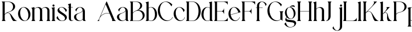 Romista font download