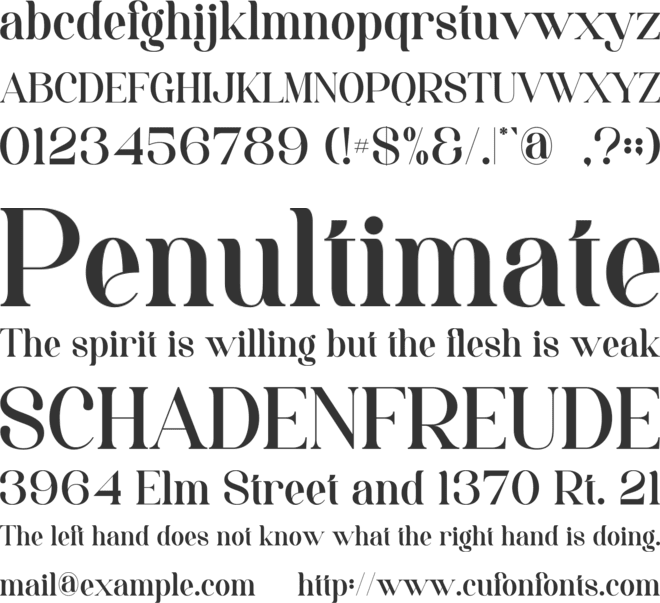 Rogale font preview