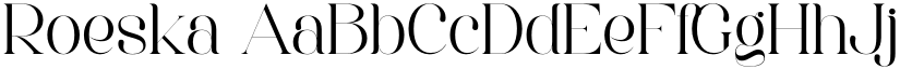 Roeska font download