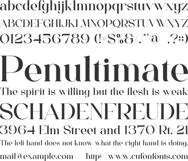 Ricko font preview