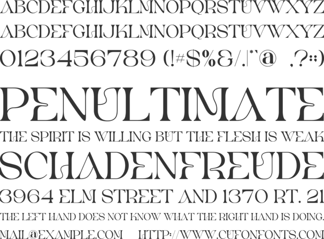 Remon font preview
