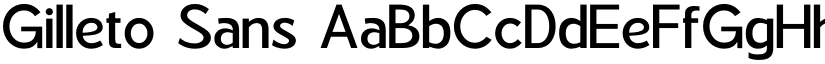 Gilleto Sans font download