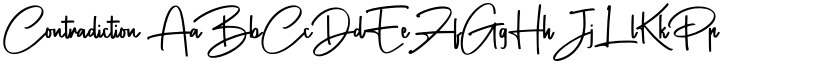 Contradiction font download