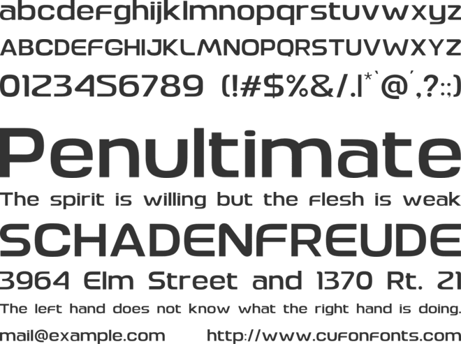 Montage Sans font preview