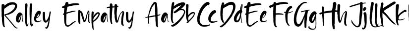Ralley Empathy font download