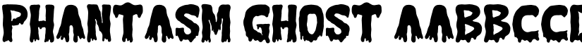 Phantasm Ghost font download