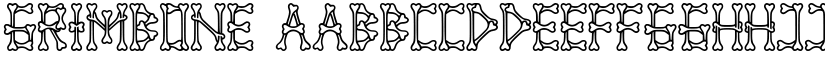 Grimbone font download