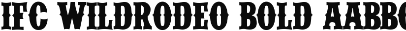 IFC Wild Rodeo font download