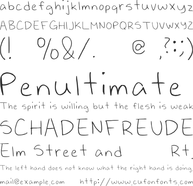 Casey font preview
