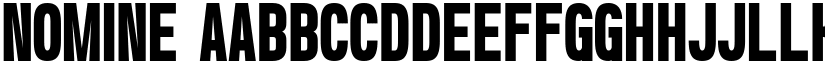 Nomine font download