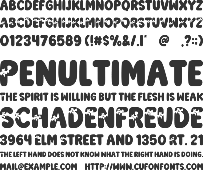 Freshly Pumpkin font preview
