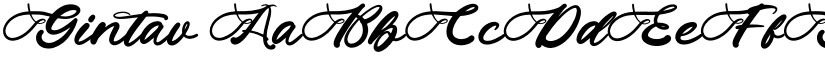 Gintav font
