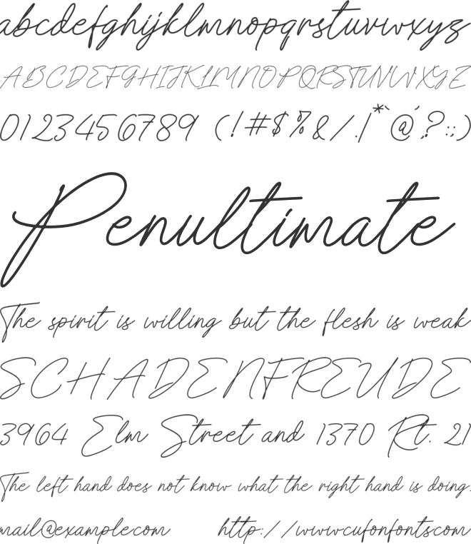 Bob Raften Gones font preview