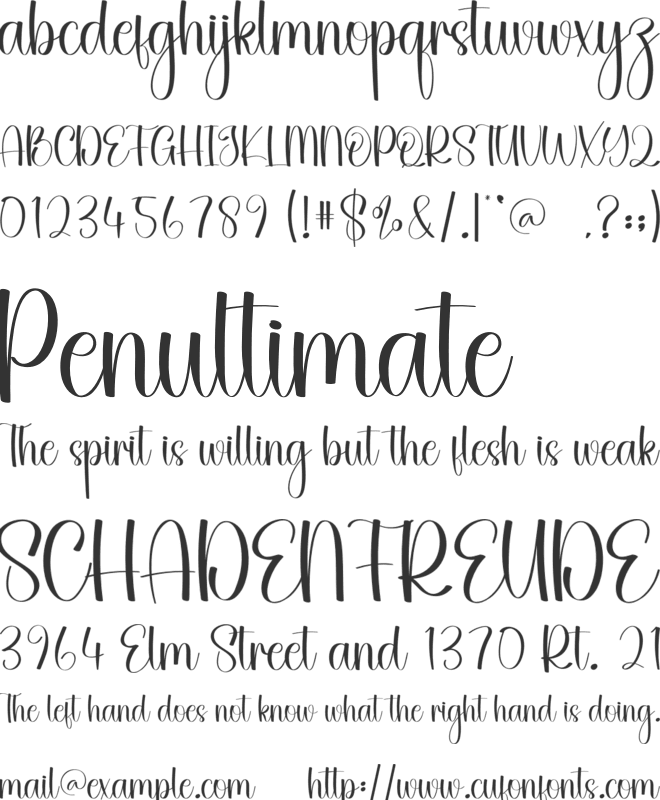 Barbie Vintage font preview