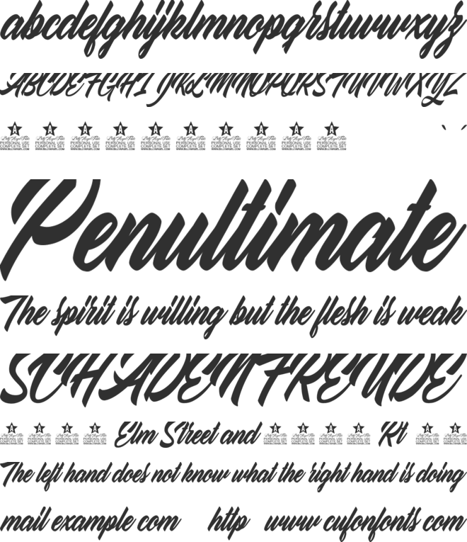 Love Strong personal Use font preview