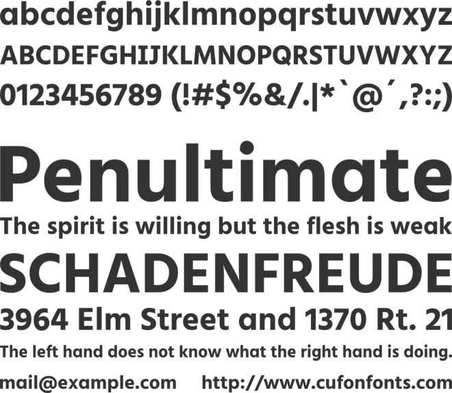 Hind School font preview