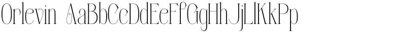 Orlevin font download