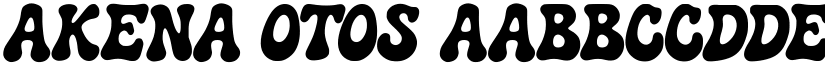 Akena Otos font download