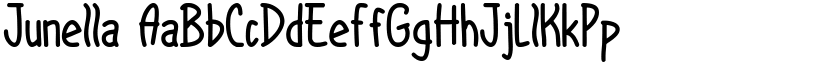 Junella font download