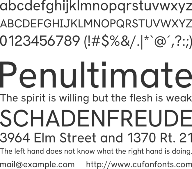 Stick Sans School font preview