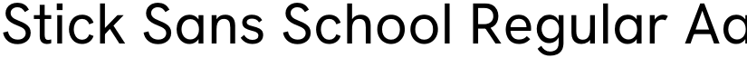 Stick Sans School font download