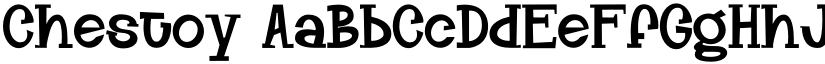 Chestoy font download
