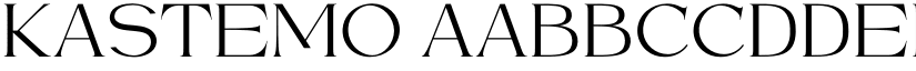Kastemo font download