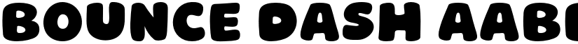 Bounce Dash font download
