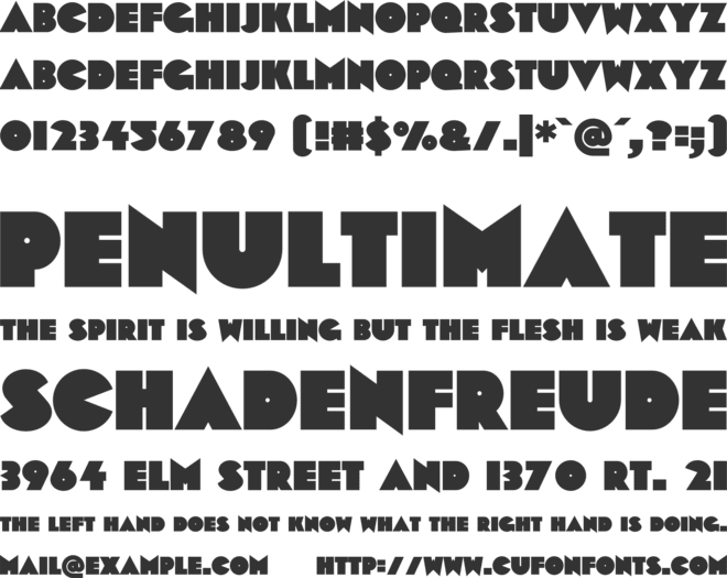 Hyperbonnard font preview