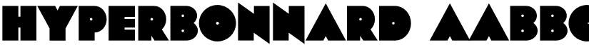 Hyperbonnard font download