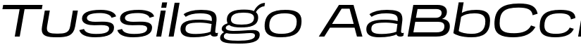 Tussilago font