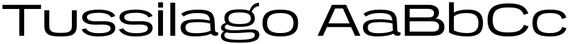 Tussilago font download