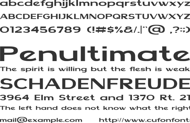 Tamrin font preview