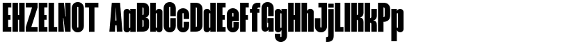 EHZELNOT font download