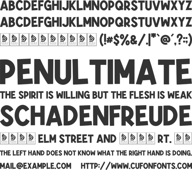 Hueso Bone font preview